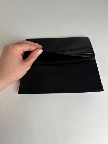 Vintage Givenchy Leather ID Holder Black