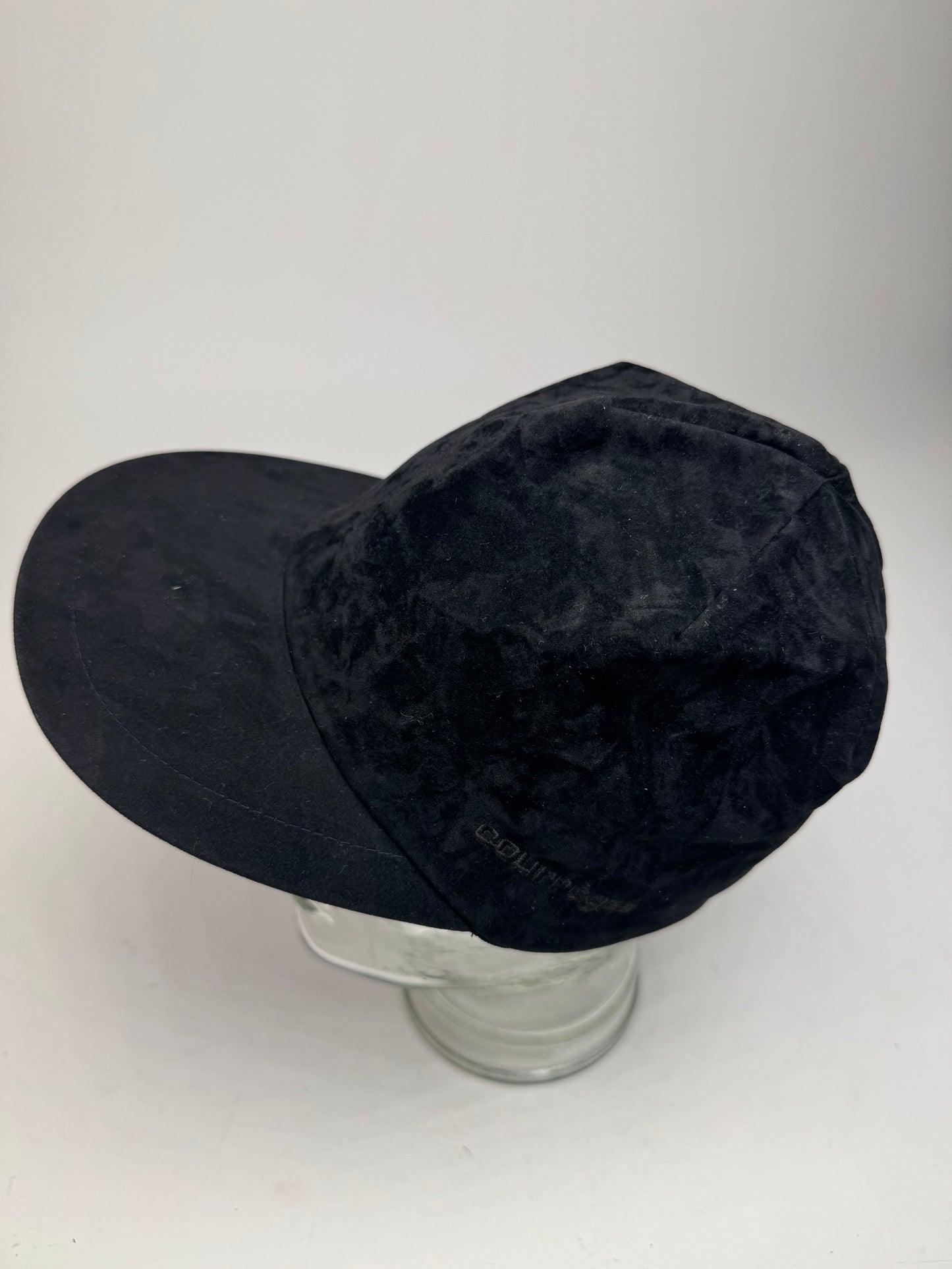 Vintage Courreges Velvet SnapBack Black