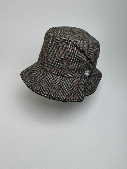 Vintage Givenchy Wool Hat Grey Brown M