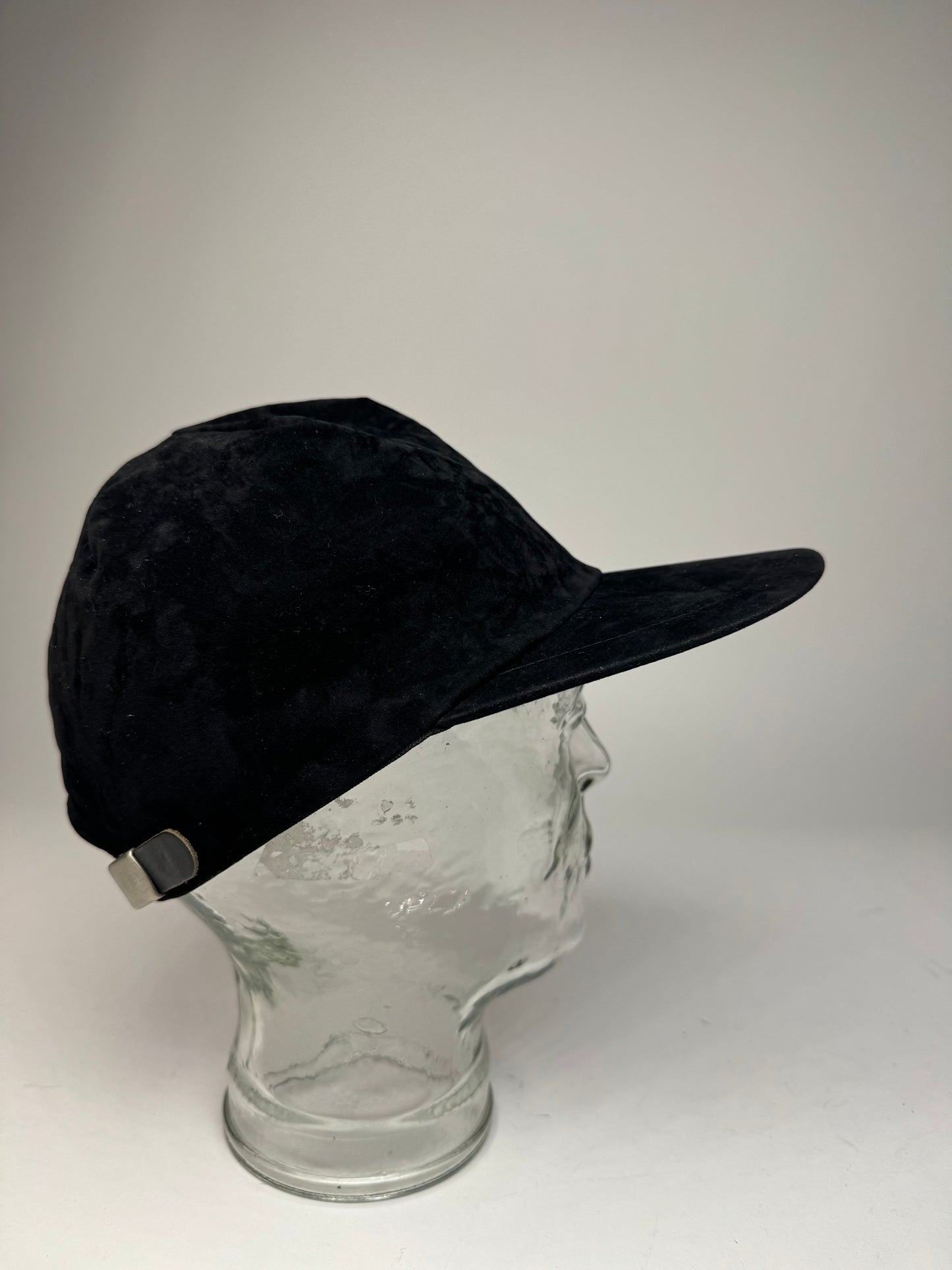 Vintage Courreges Velvet SnapBack Black