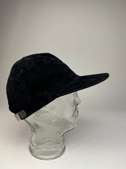 Vintage Courreges Velvet SnapBack Black