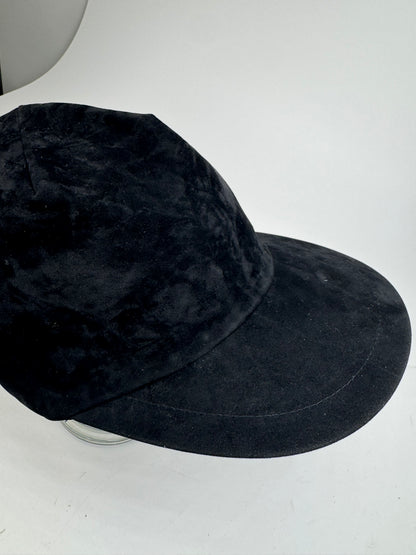 Vintage Courreges Velvet SnapBack Black