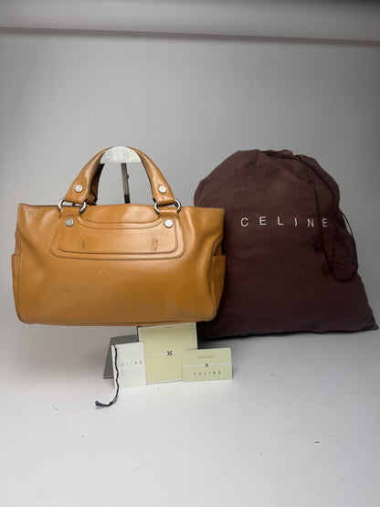 Vintage Celine Paris Boogie Bag Camel