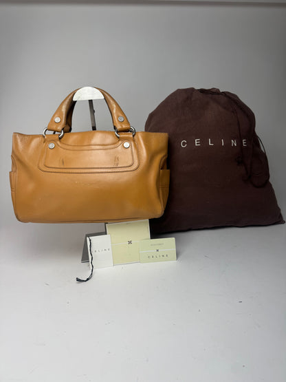 Vintage Celine Paris Boogie Bag Camel