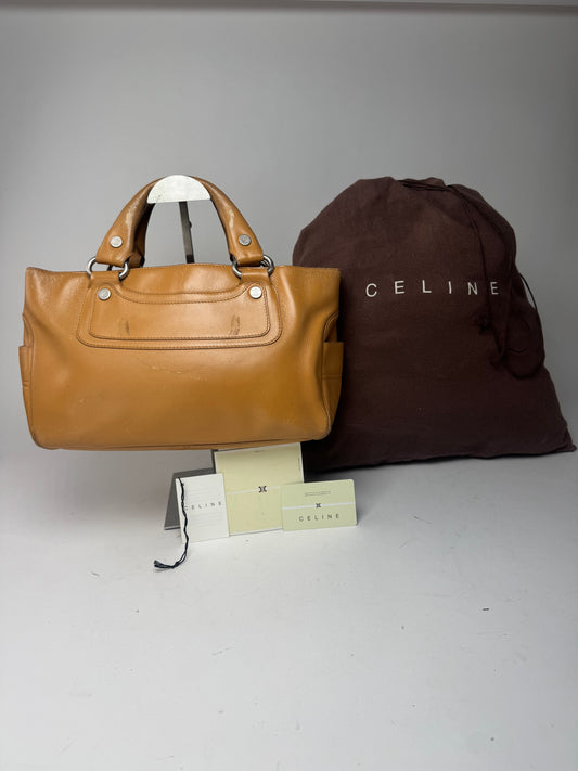 Vintage Celine Paris Boogie Bag Camel