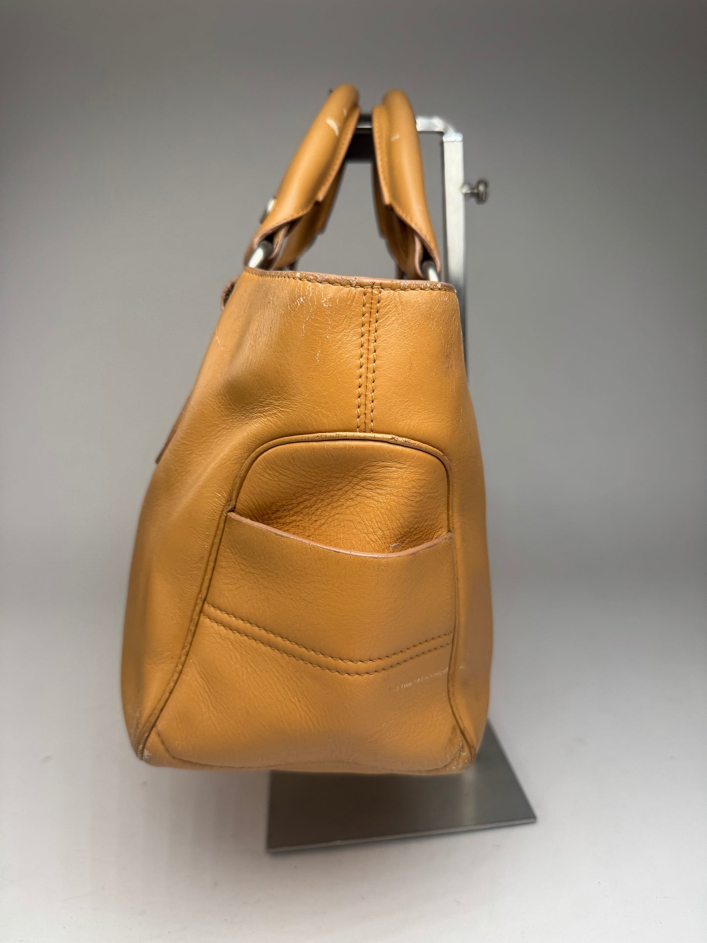 Vintage Celine Paris Boogie Bag Camel