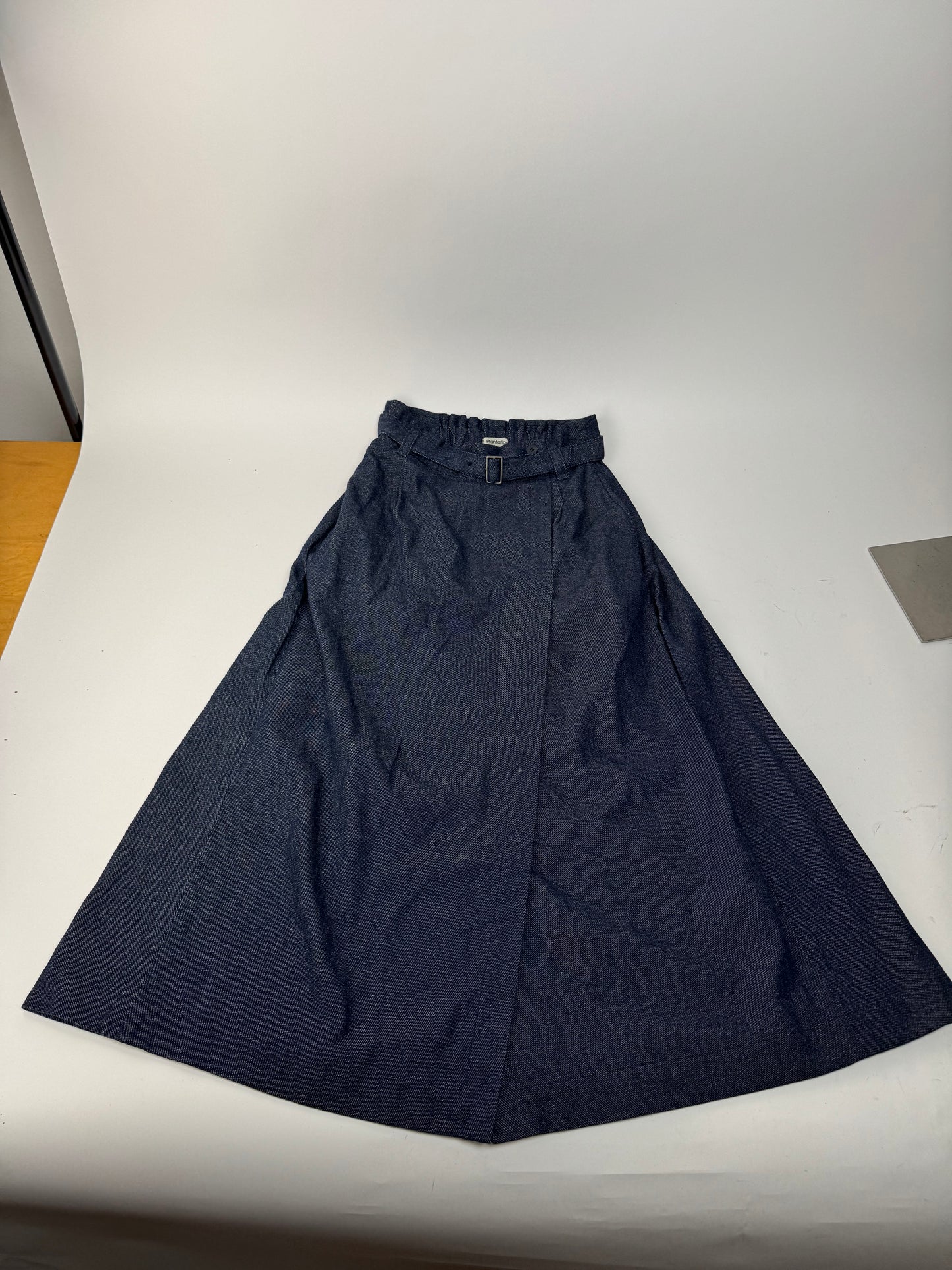 Vintage Issey Miyake Denim Skirt Navy M