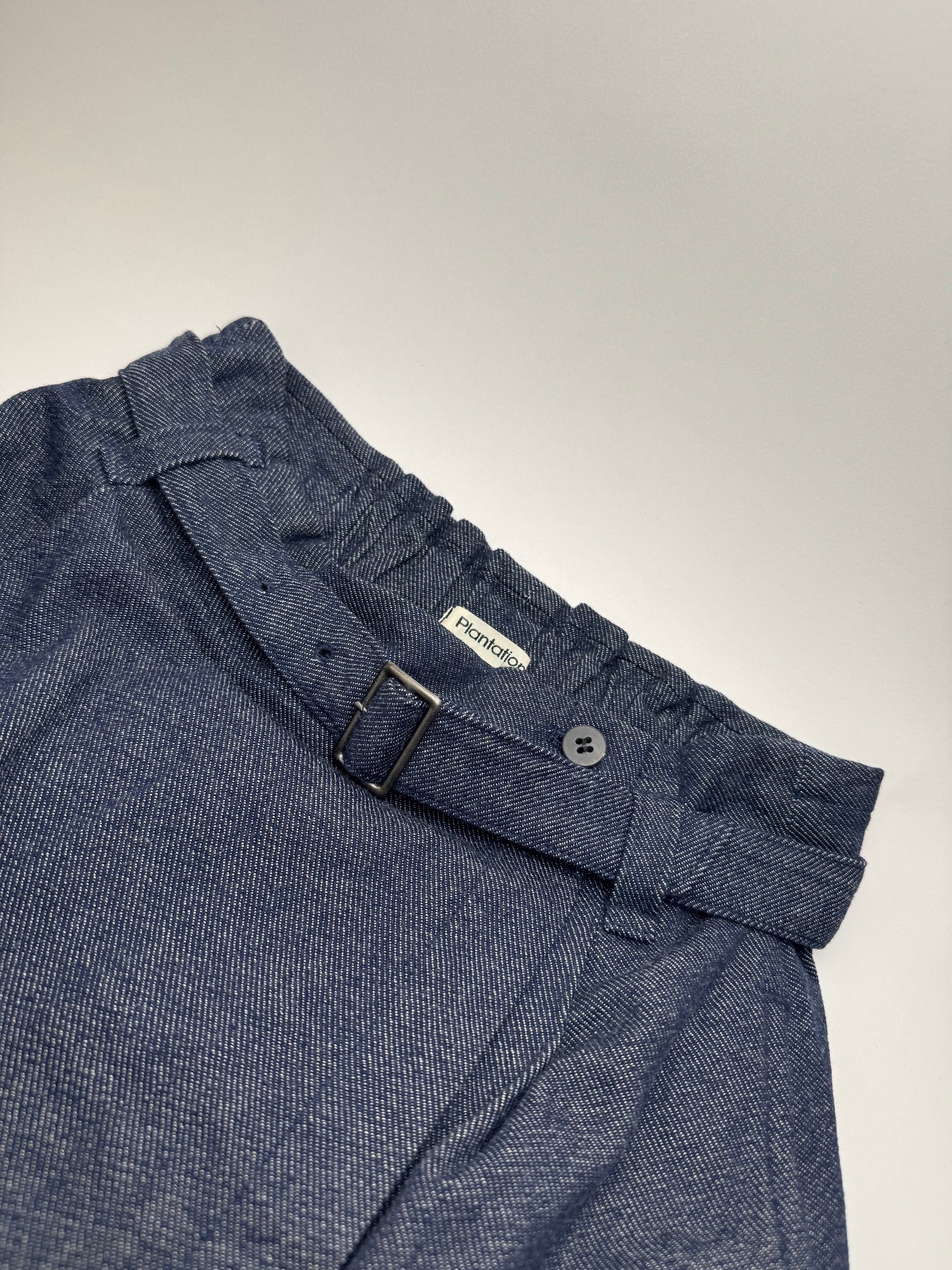 Vintage Issey Miyake Denim Skirt Navy M