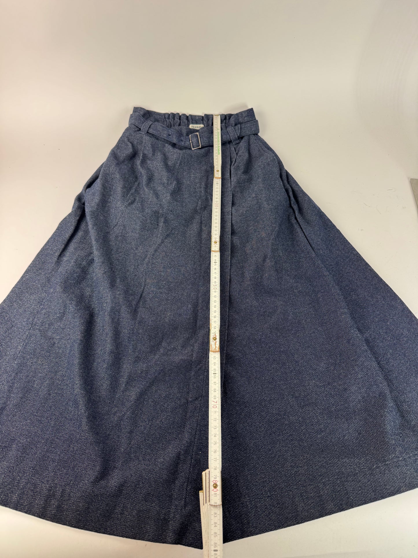Vintage Issey Miyake Denim Skirt Navy M