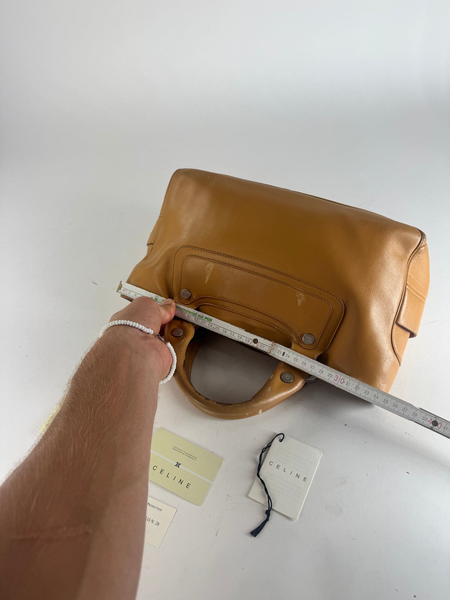 Vintage Celine Paris Boogie Bag Camel