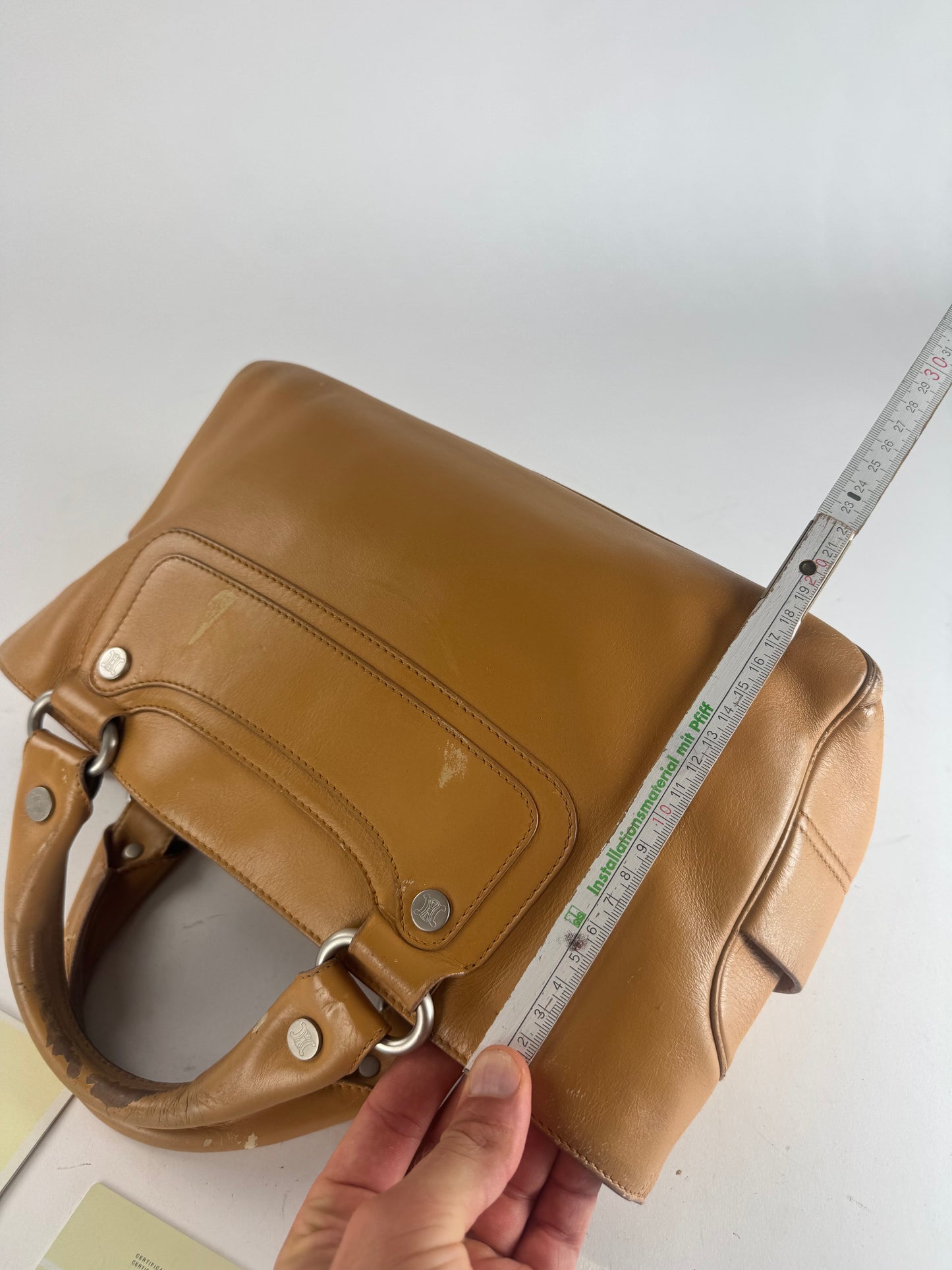 Vintage Celine Paris Boogie Bag Camel