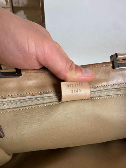 Vintage Gucci GG Canvas Handbag Pink