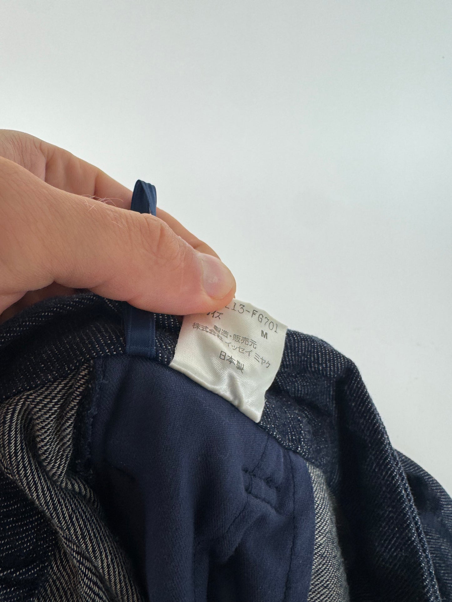 Vintage Issey Miyake Denim Skirt Navy M