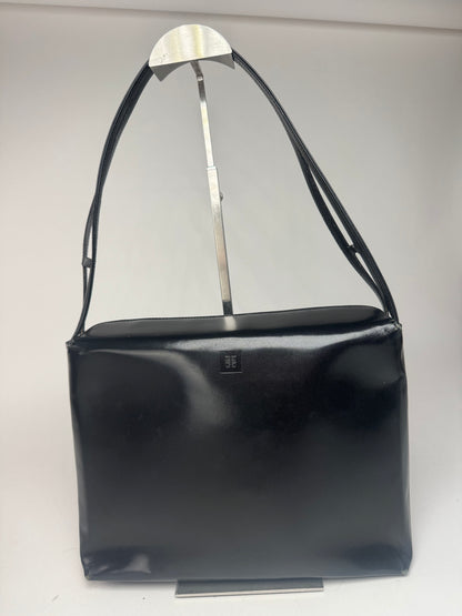 Vintage Givenchy Patent Leather 4G Bag black