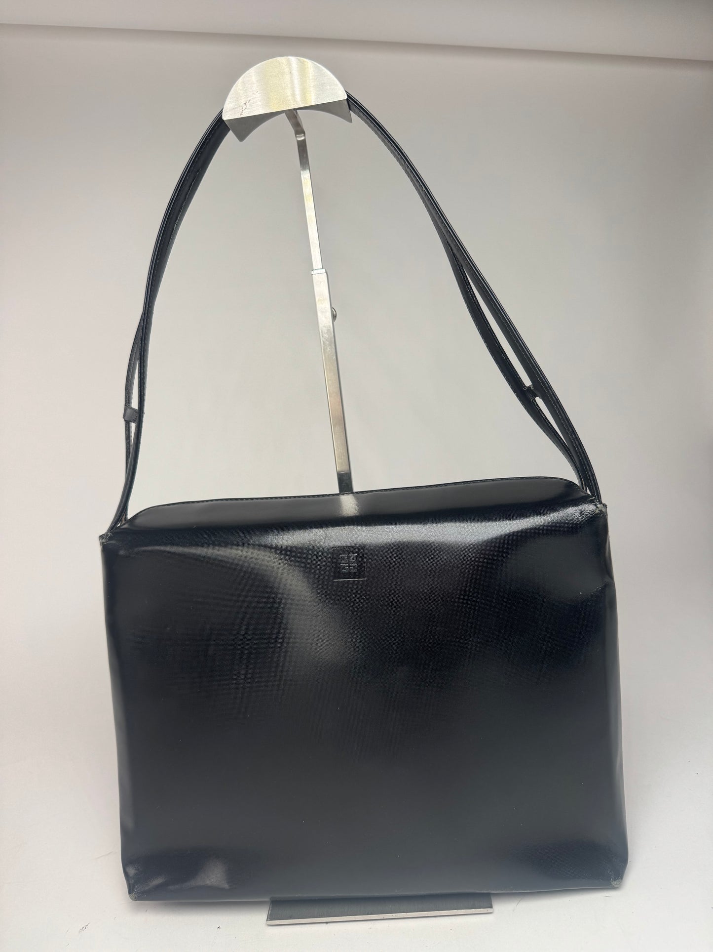 Vintage Givenchy Patent Leather 4G Bag black