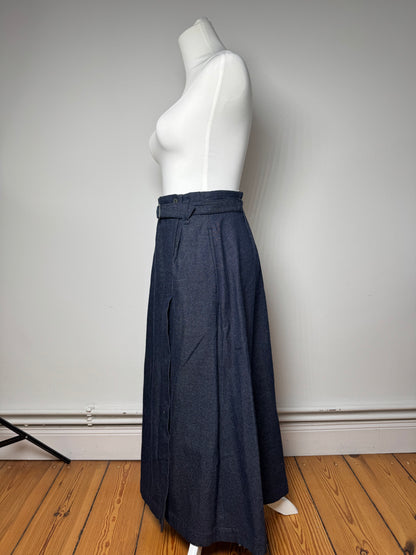 Vintage Issey Miyake Denim Skirt Navy M