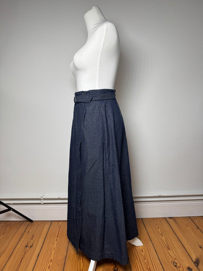 Vintage Issey Miyake Denim Skirt Navy M