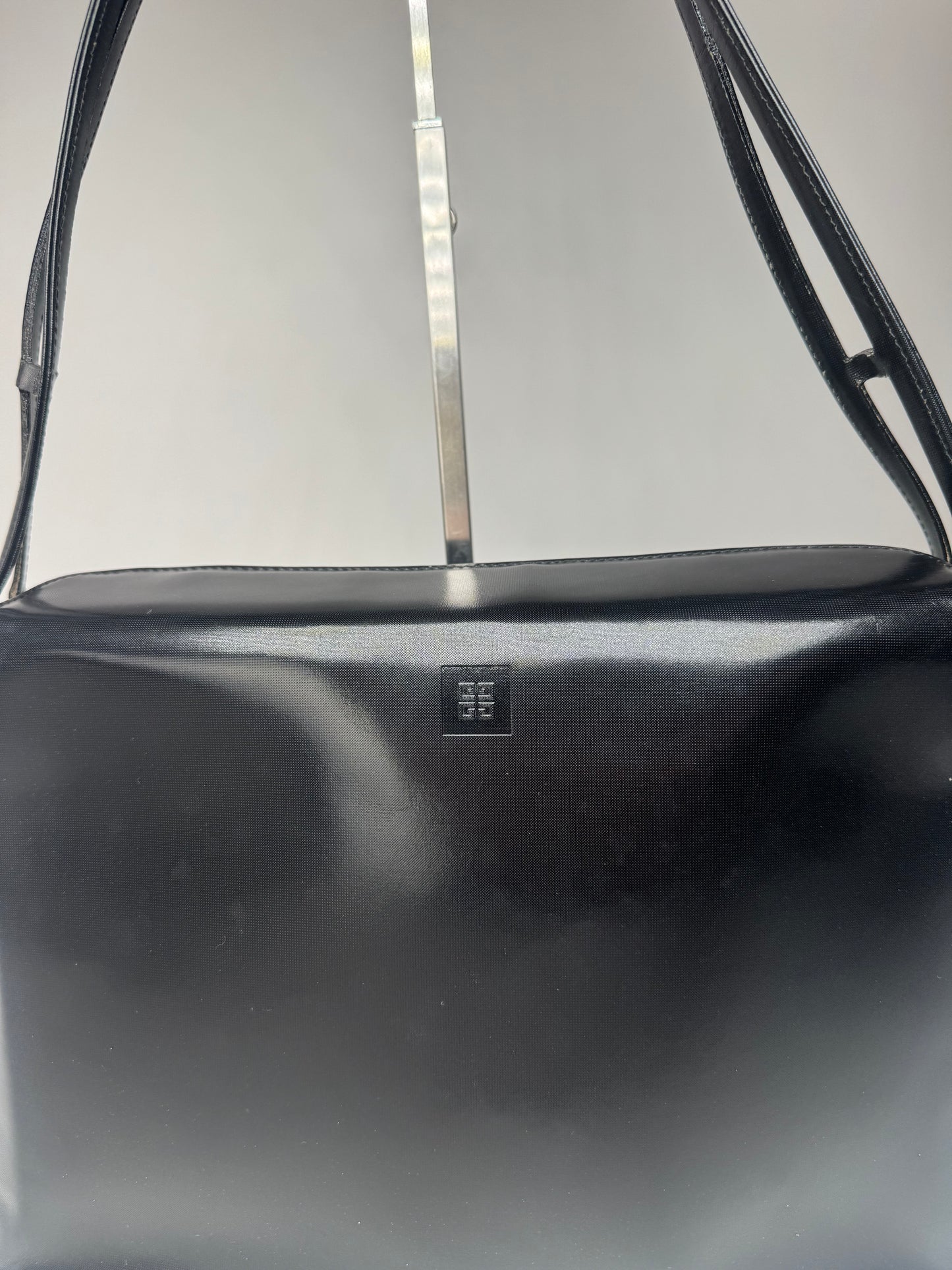 Vintage Givenchy Patent Leather 4G Bag black