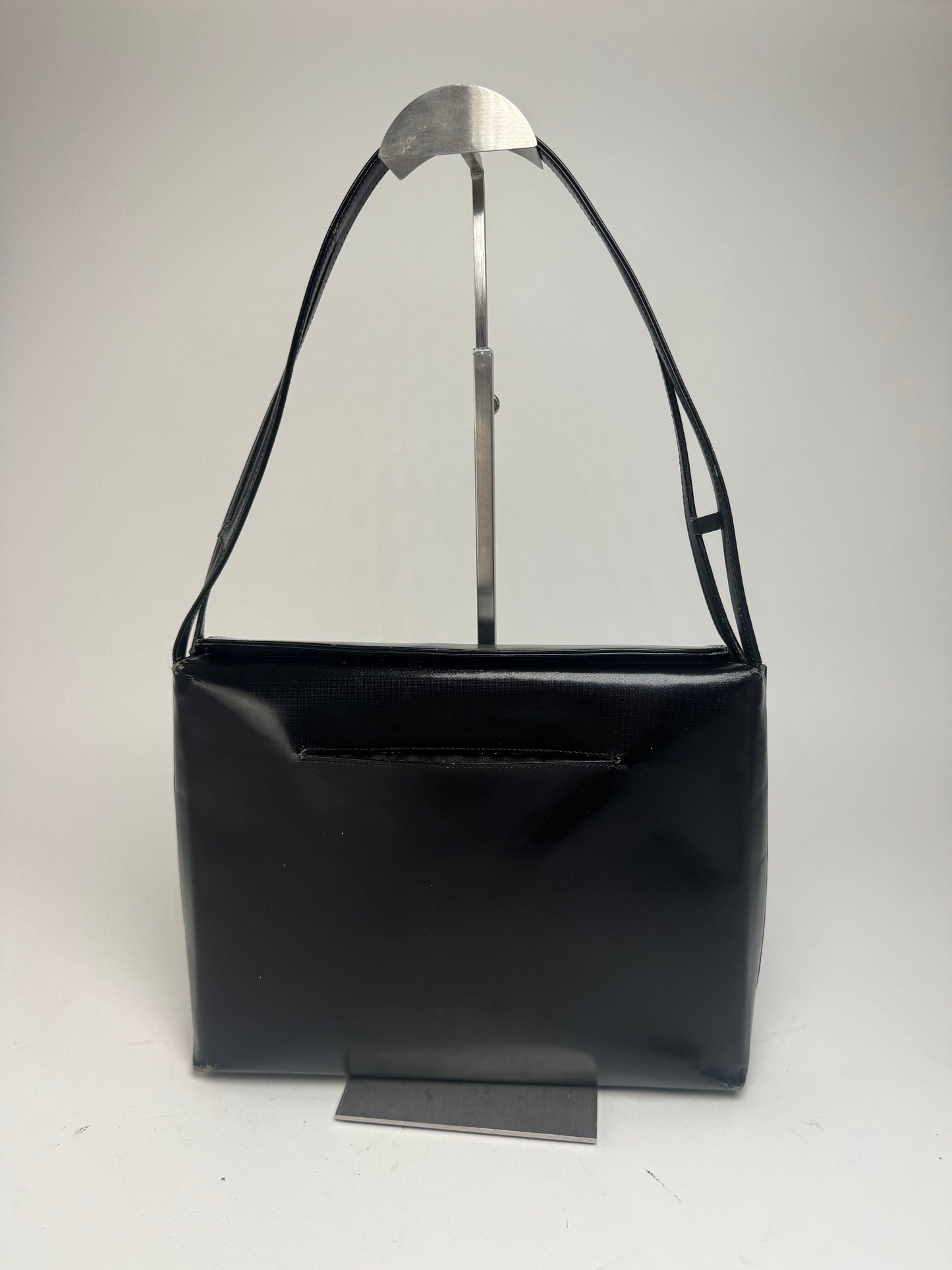 Vintage Givenchy Patent Leather 4G Bag black
