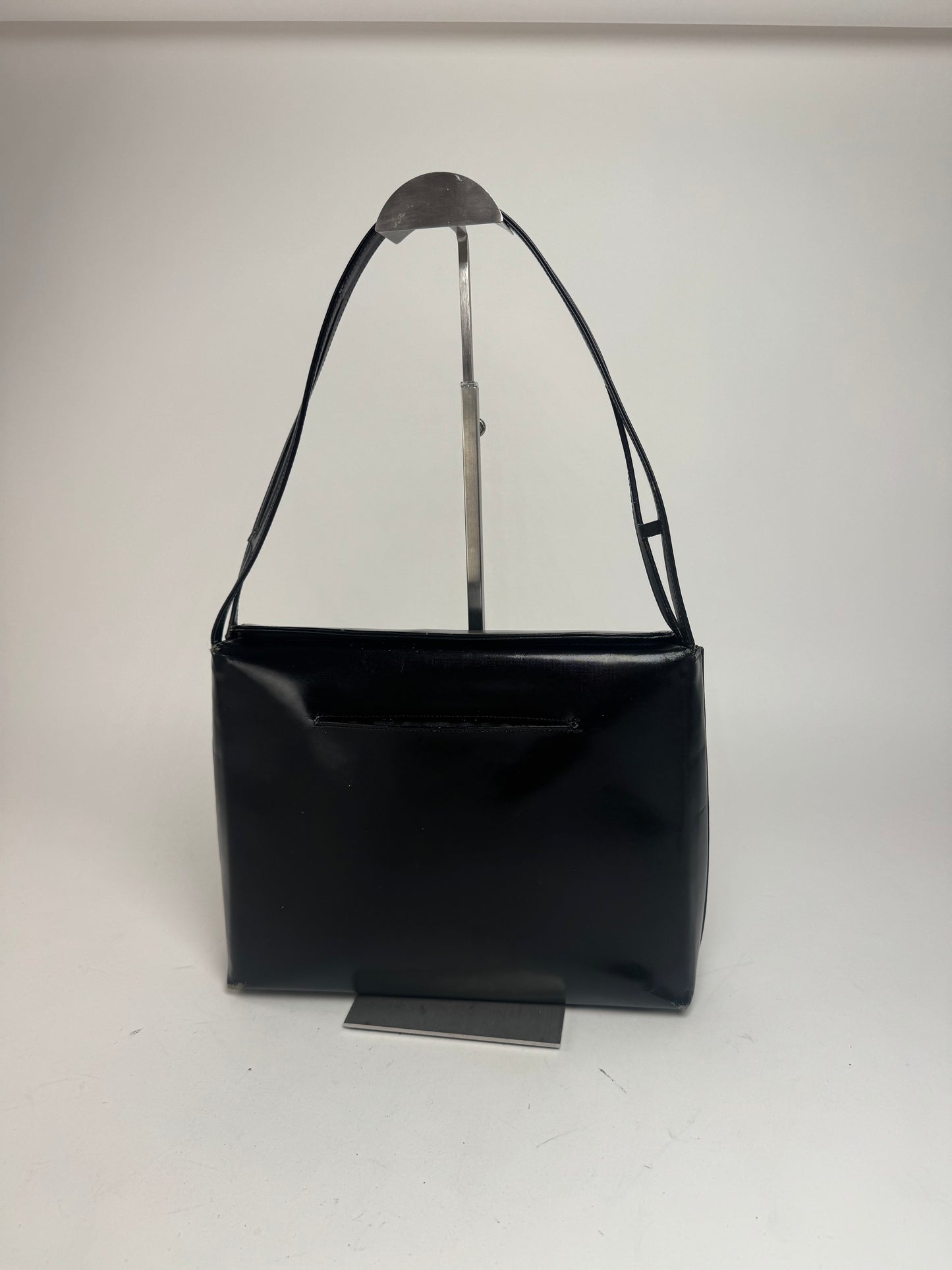 Vintage Givenchy Patent Leather 4G Bag black