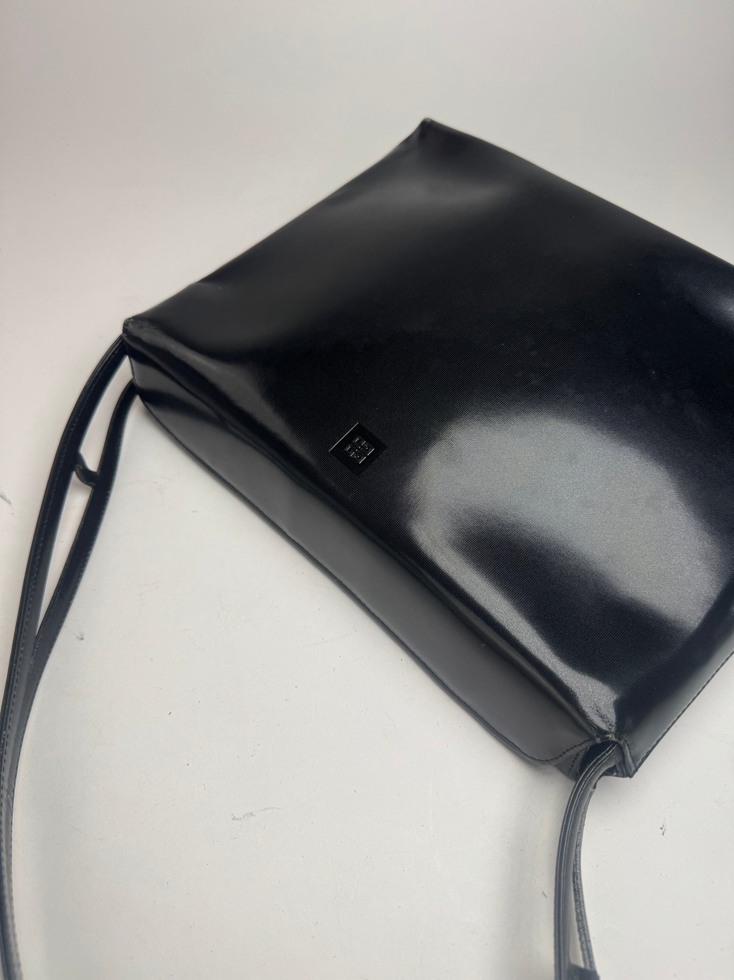Vintage Givenchy Patent Leather 4G Bag black