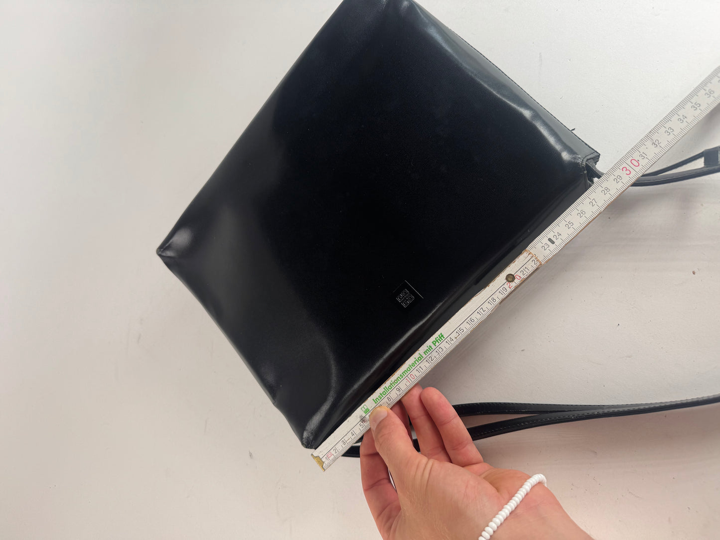 Vintage Givenchy Patent Leather 4G Bag black