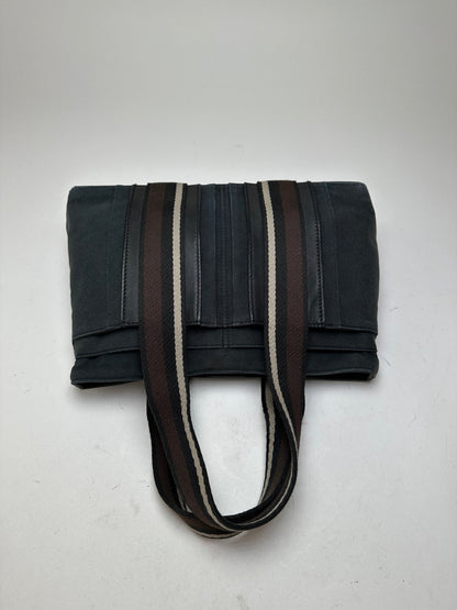 Vintage Hermès Canvas Tote Navy Blue