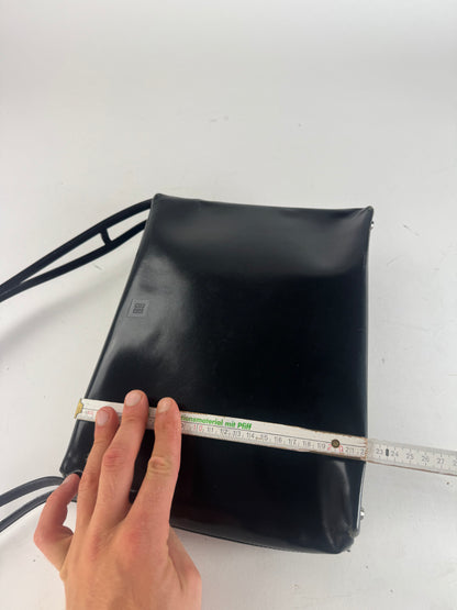 Vintage Givenchy Patent Leather 4G Bag black