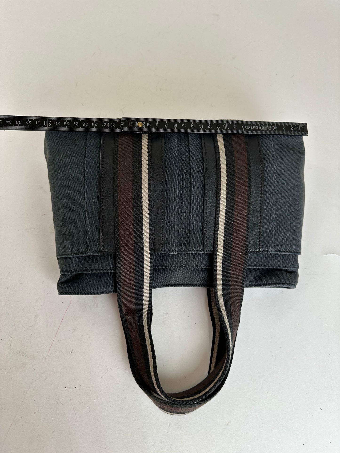 Vintage Hermès Canvas Tote Navy Blue