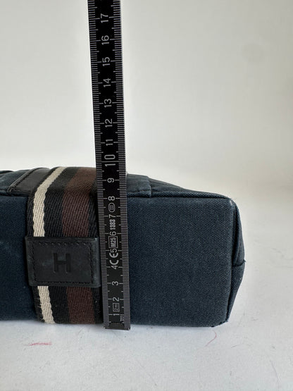 Vintage Hermès Canvas Tote Navy Blue