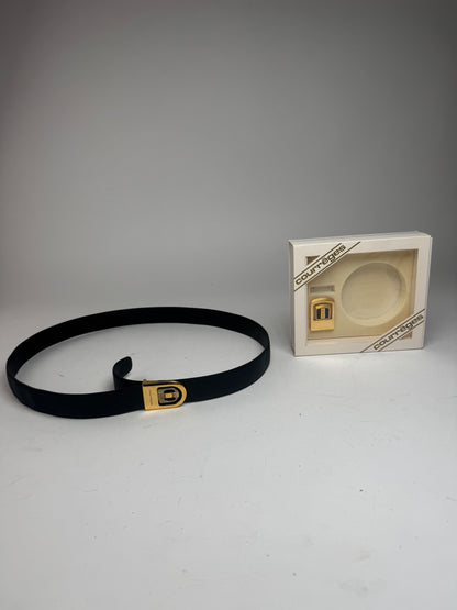 Vintage Courreges  Leather Belt Set new