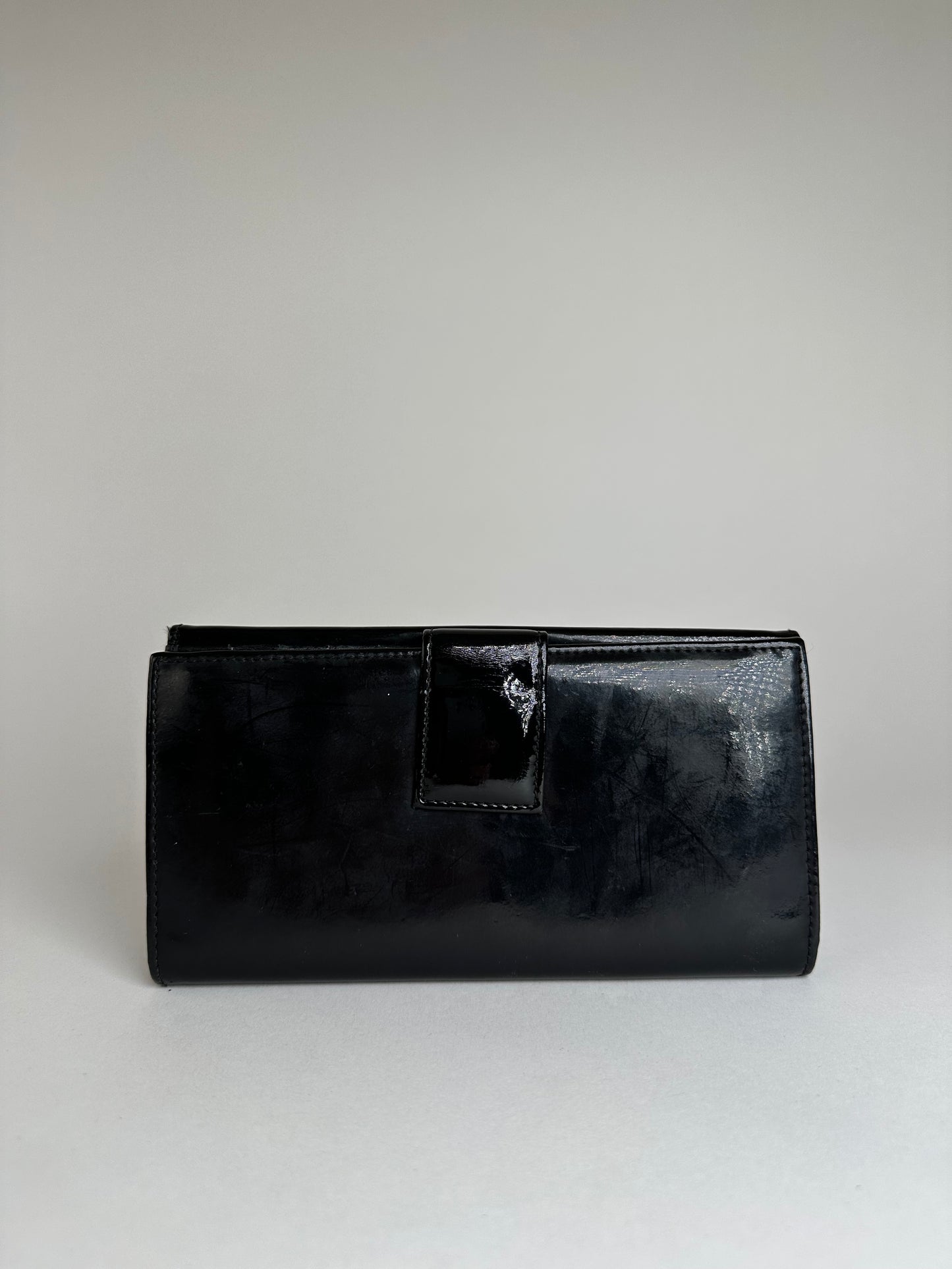 Vintage Vivienne Westwood Long Wallet Patent Leather Black