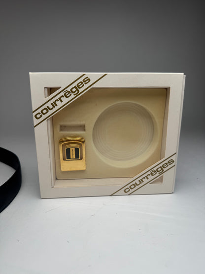 Vintage Courreges  Leather Belt Set new