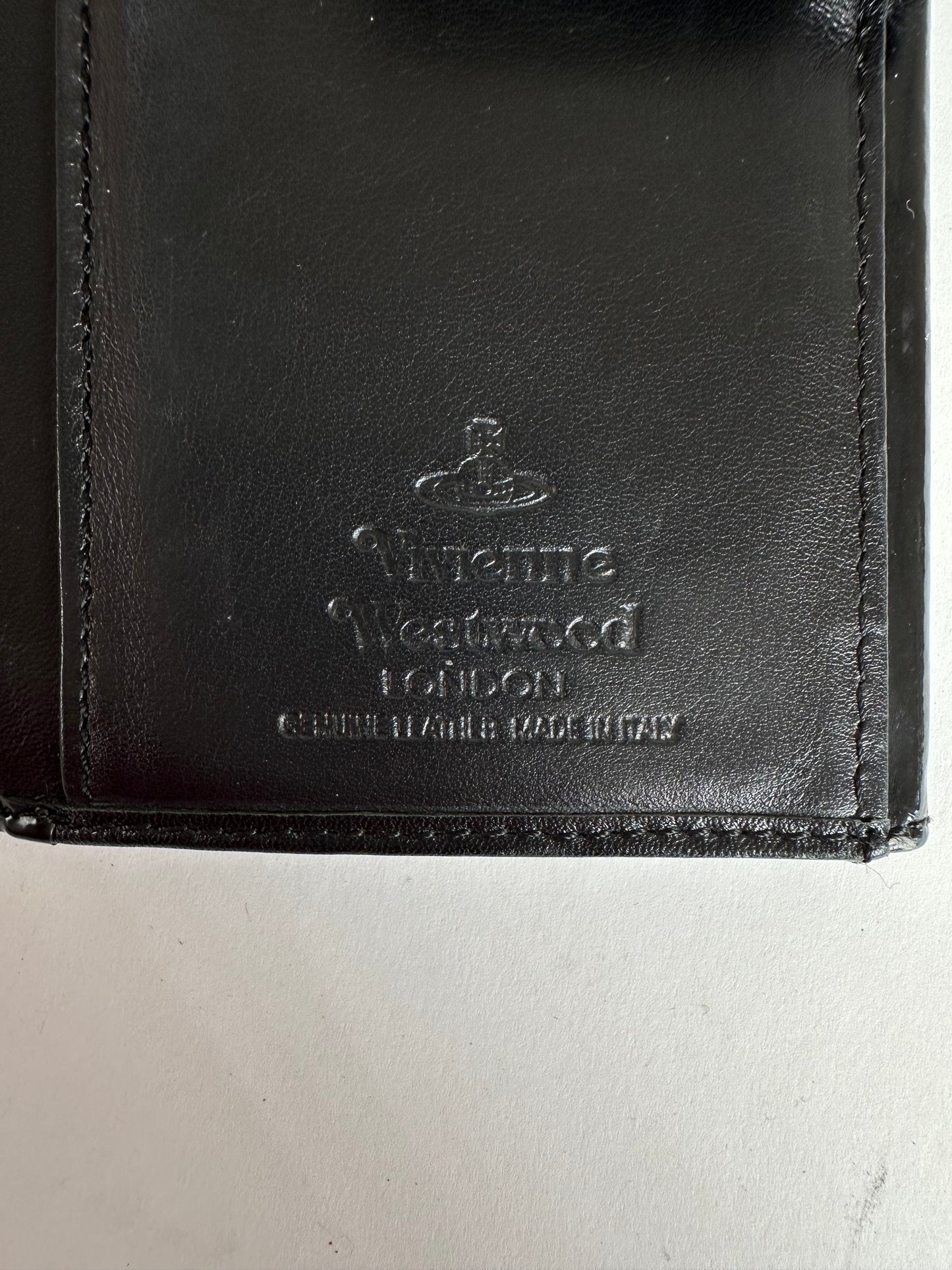 Vintage Vivienne Westwood Long Wallet Patent Leather Black