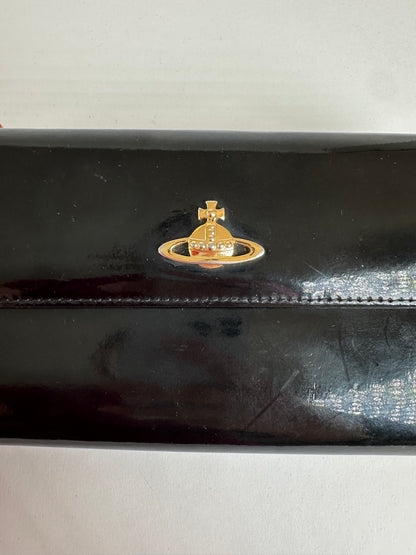 Vintage Vivienne Westwood Long Wallet Patent Leather Black
