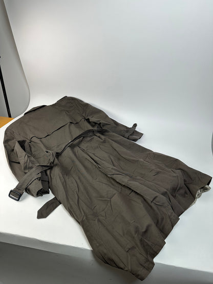 Vintage Dior Mens Canvas Trenchcoat Grey L