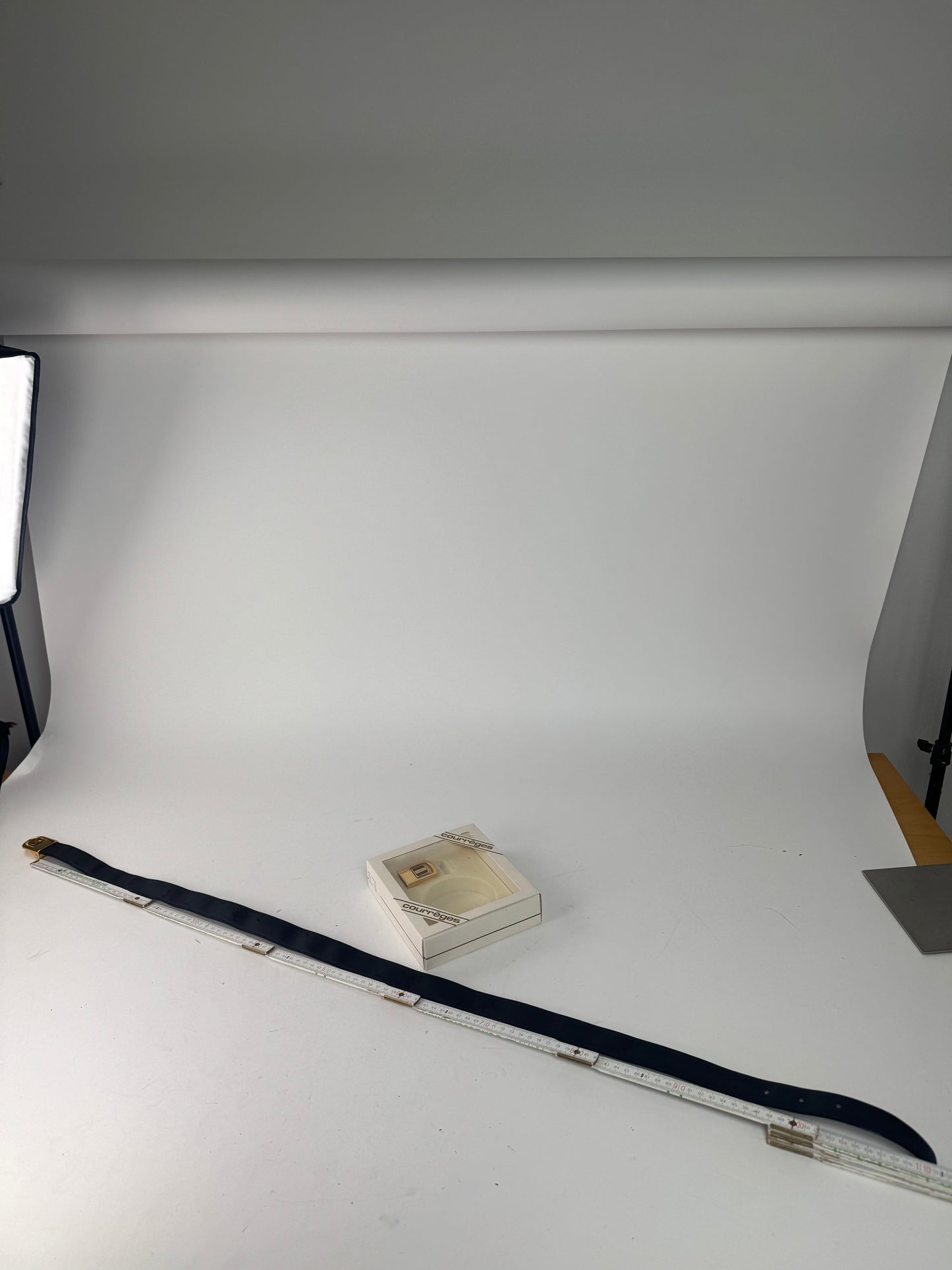 Vintage Courreges  Leather Belt Set new