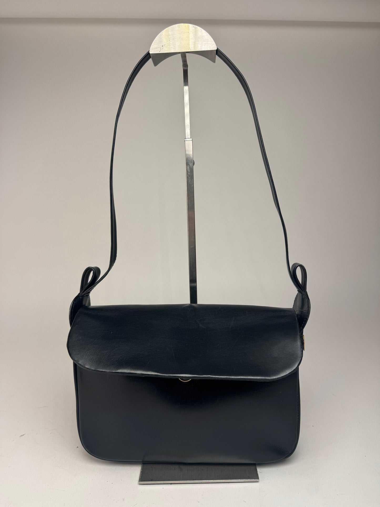 Vintage Givenchy Leather Bag Navy