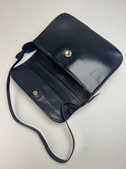 Vintage Givenchy Leather Bag Navy