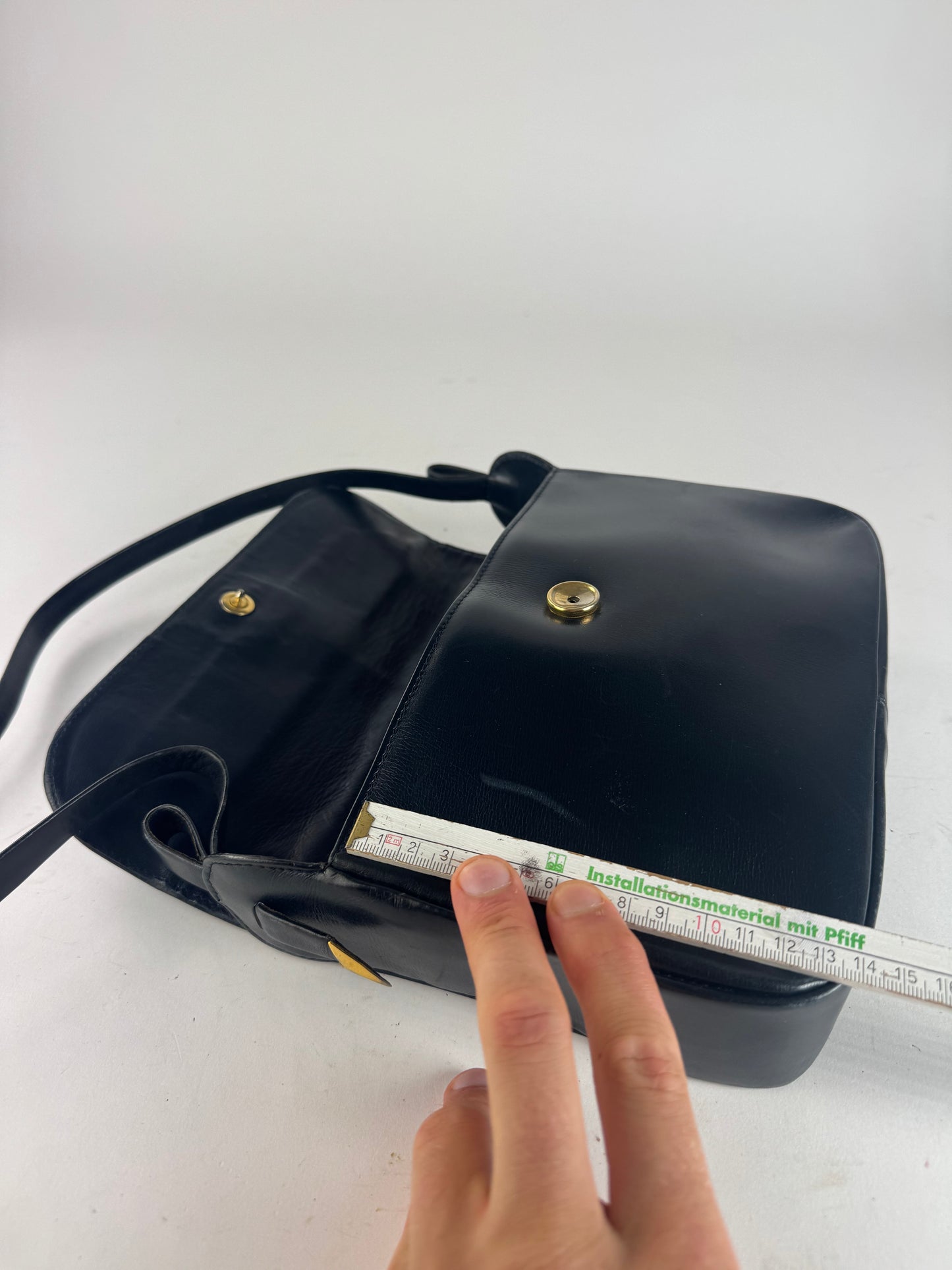 Vintage Givenchy Leather Bag Navy