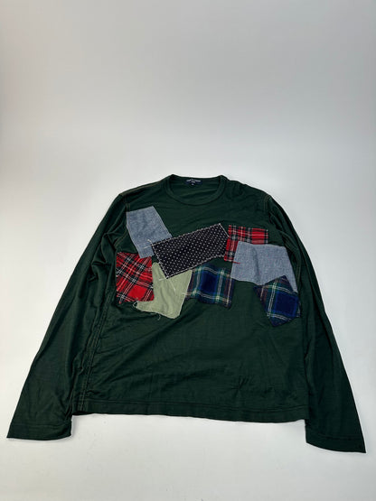 Vintage Men’s Comme Des Garçons Abstract Sweatshirt Green L