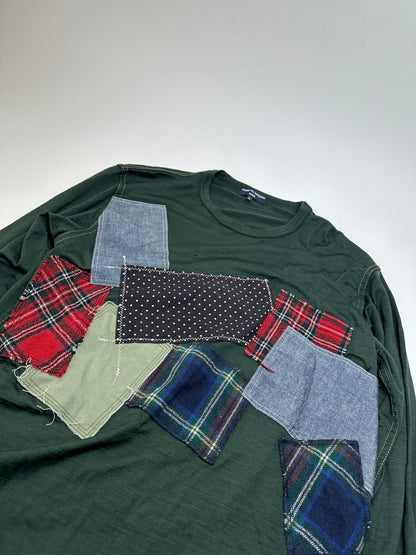Vintage Men’s Comme Des Garçons Abstract Sweatshirt Green L