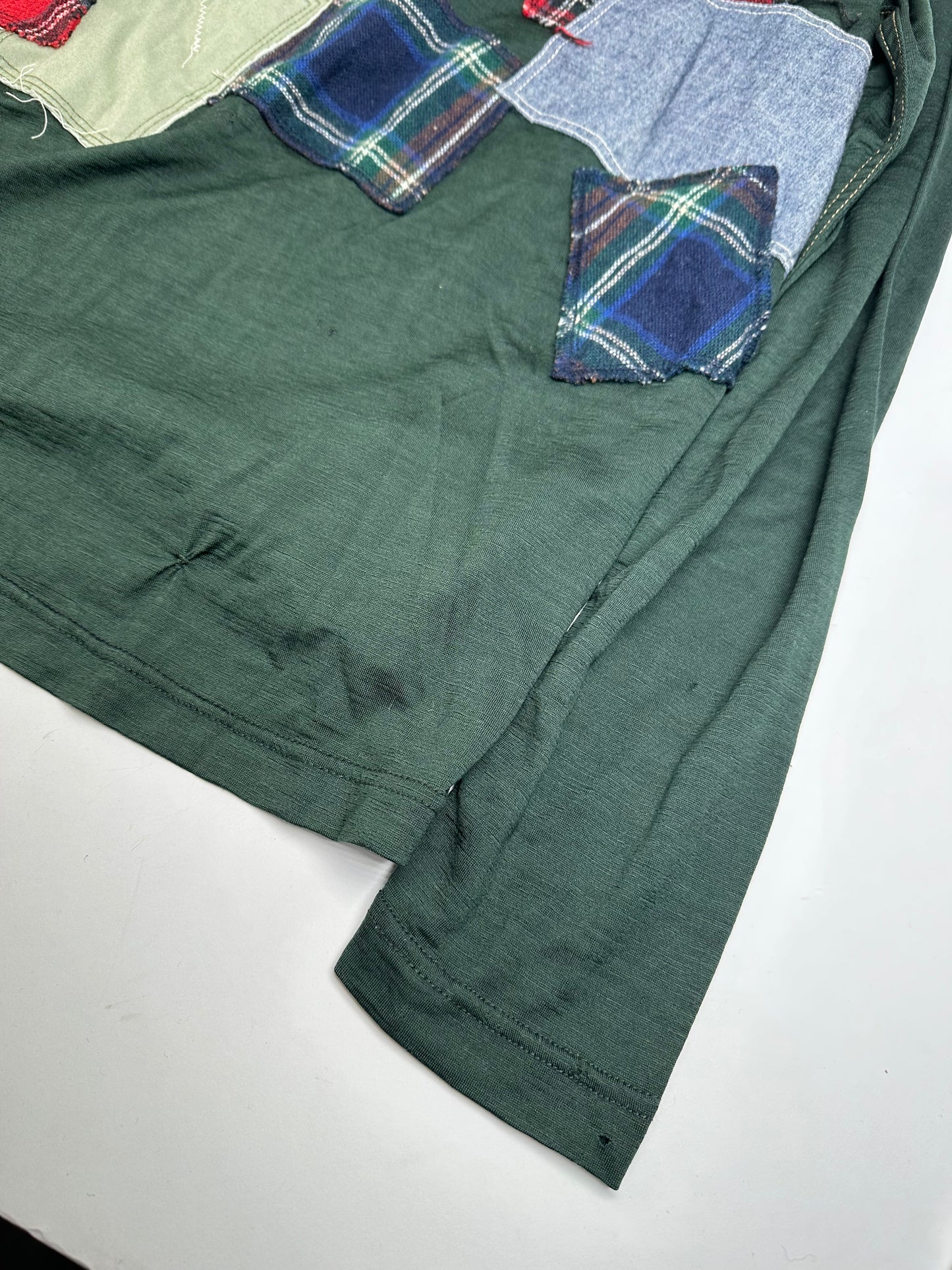 Vintage Men’s Comme Des Garçons Abstract Sweatshirt Green L