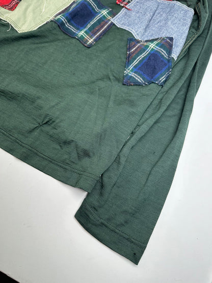 Vintage Men’s Comme Des Garçons Abstract Sweatshirt Green L