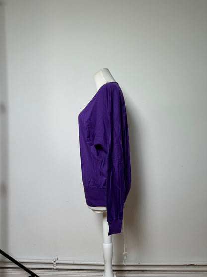 Vintage Chloe Cotton Sweatshirt Purple L