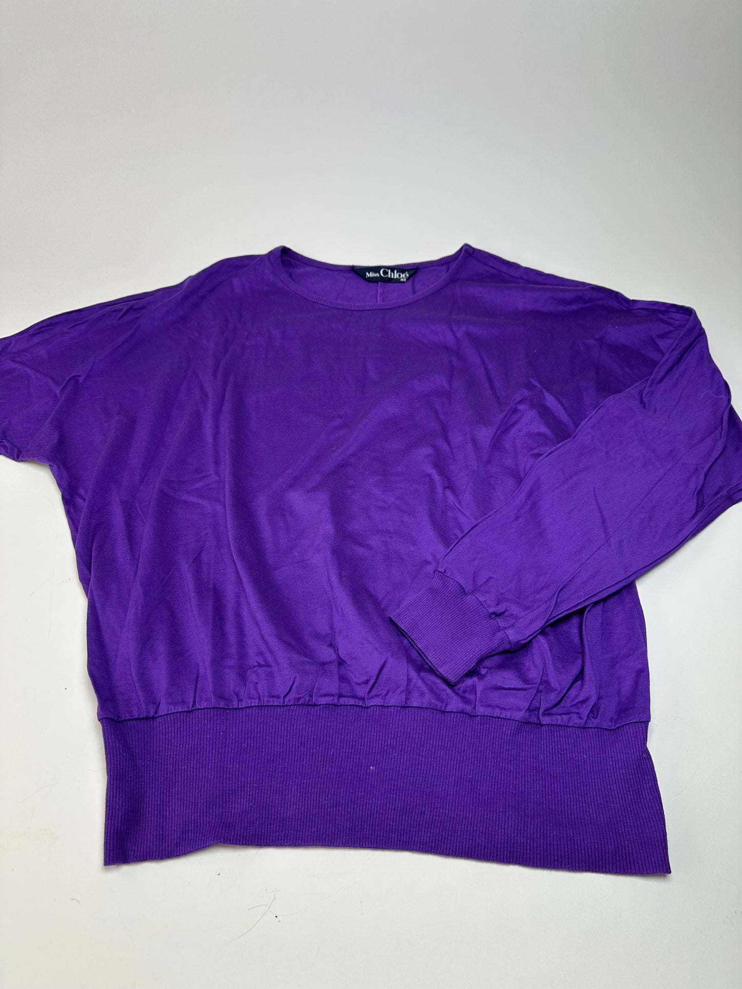 Vintage Chloe Cotton Sweatshirt Purple L