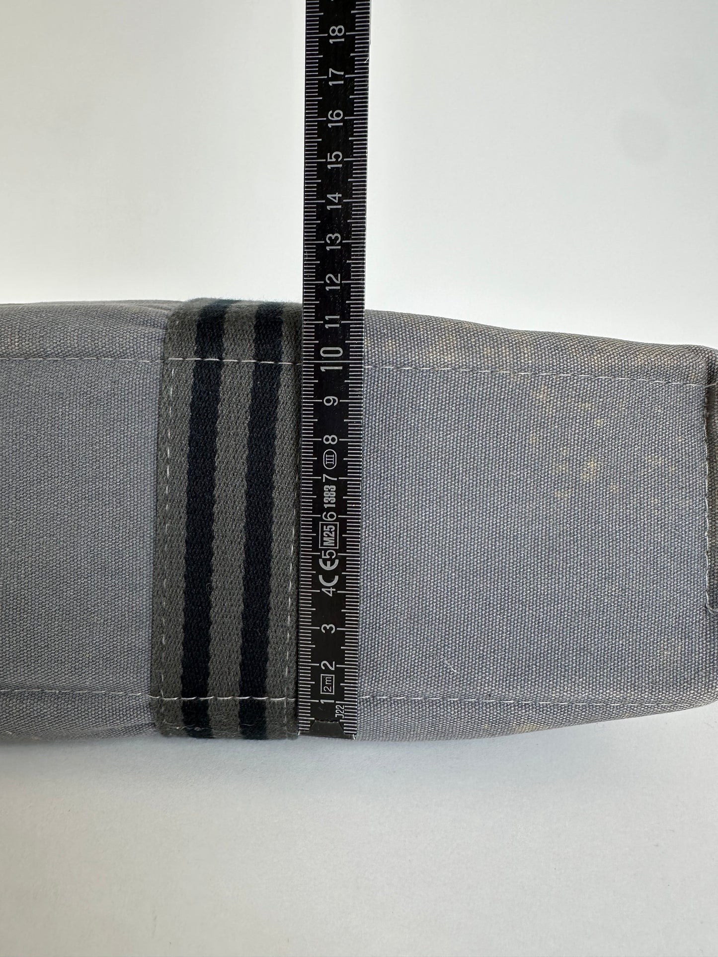 Vintage HERMÈS Canvas Tote Bag Grey
