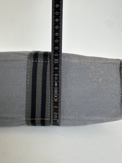 Vintage HERMÈS Canvas Tote Bag Grey