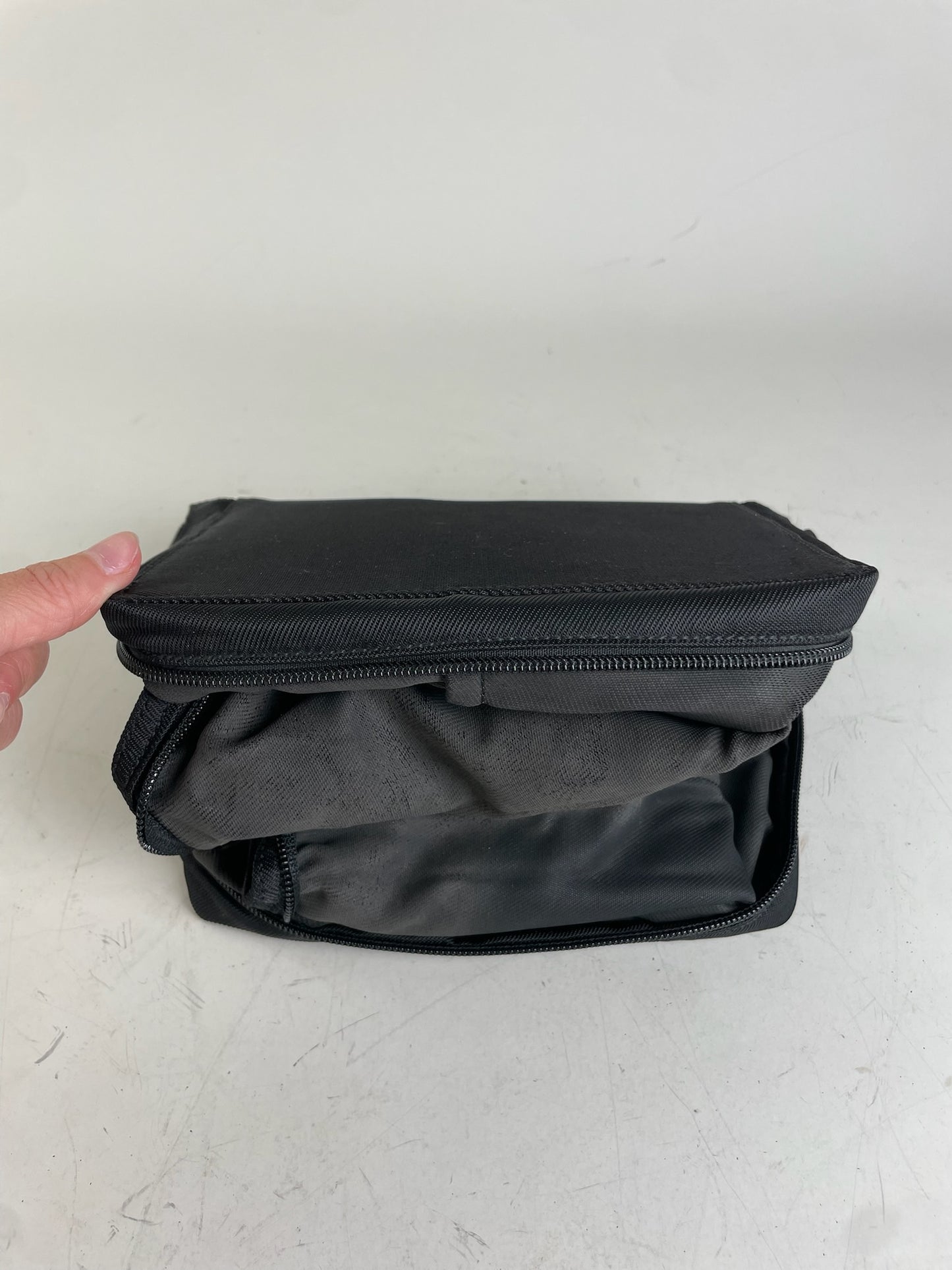 Vintage Gucci Nylon Tote Bag Black Silver