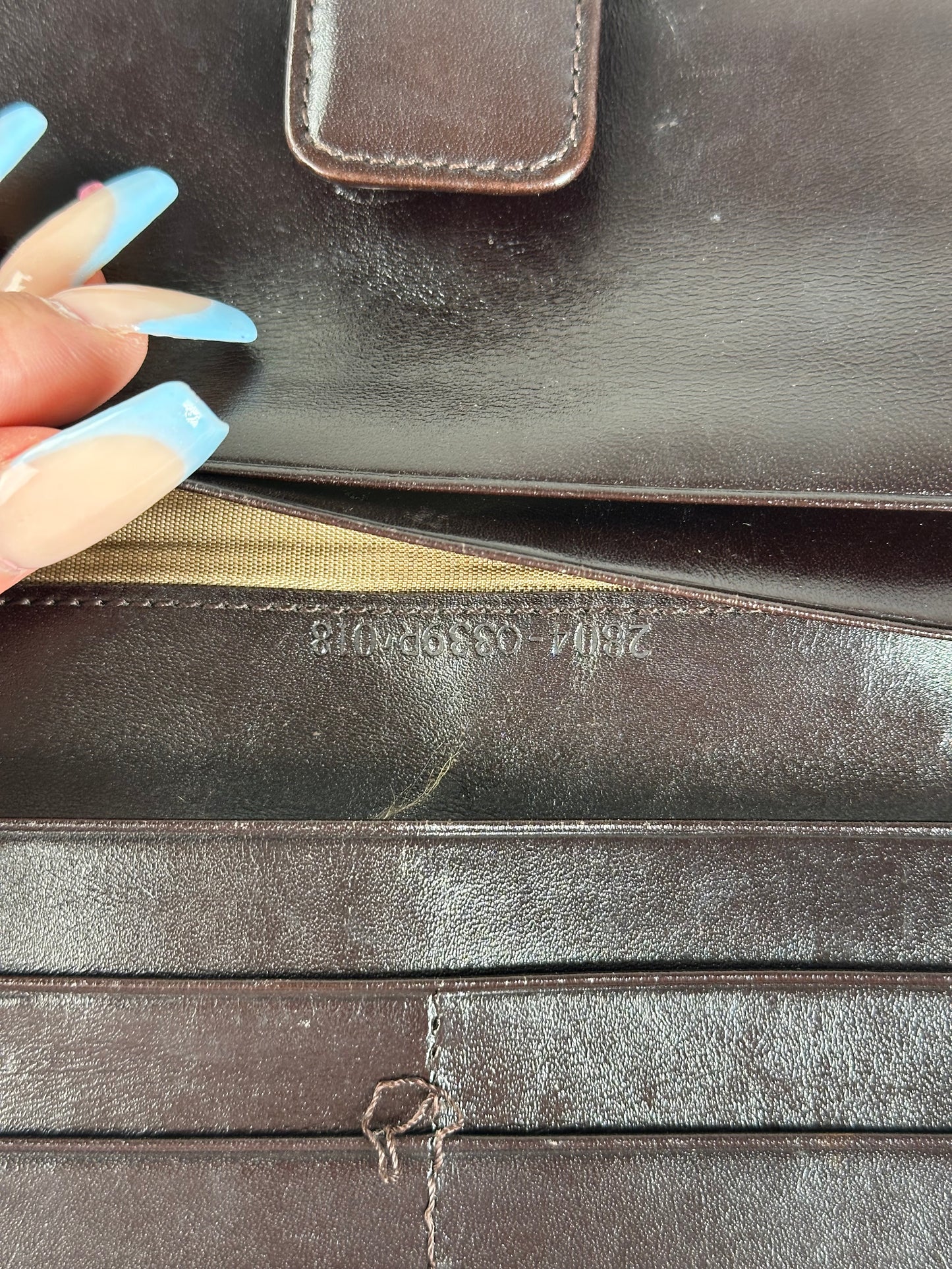 Vintage Fendi FF Monogram Canvas Wallet Brown Tan